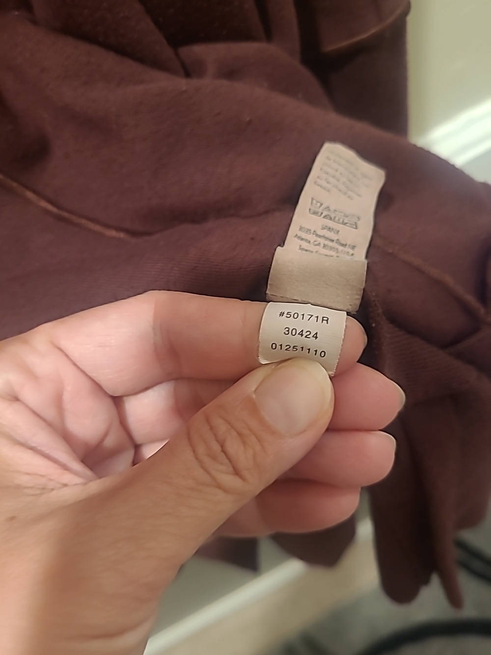 Spanx Perfect Length Dolman Sleeve Top Womens Size 1X Wine - Picture 8 of 13